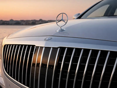 Mercedes-Maybach S-Class wrapped in Hexis Gloss HX20000 Metallic Meteorite Grey automotive vinyl film HX20990B