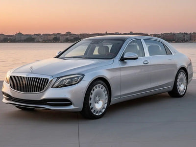 DIY Mercedes-Maybach S-Class wrapped in Gloss HX20000 Metallic Meteorite Grey vinyl wrap HX20990B