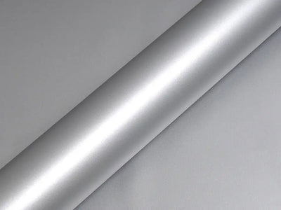 Color swatch of Hexis HX20000 Matte Metallic Meteorite Grey Vinyl Wrap HX20990M