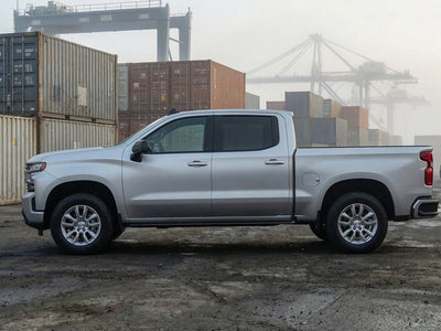 Chevrolet Silverado wrapped in Hexis Matte HX20000 Metallic Meteorite Grey restyling film HX20990M