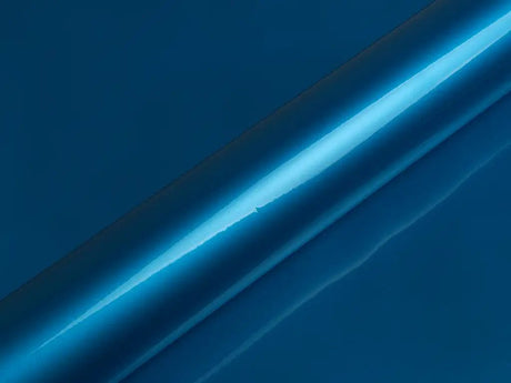 Color swatch of Hexis HX20000 Gloss South Seas Blue Vinyl Wrap HX20B11B