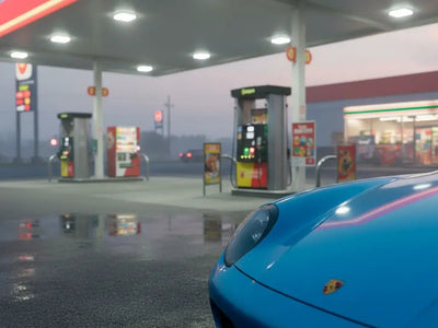 DIY Porsche 911 wrapped in Gloss HX20000 South Seas Blue car wrap film HX20B11B