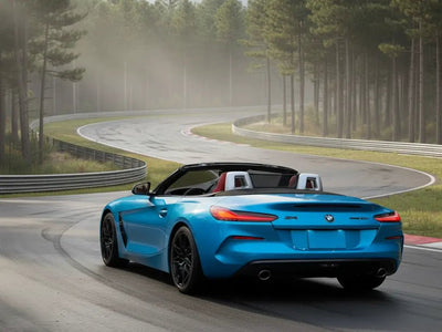 DIY BMW Z4 wrapped in Gloss HX20000 South Seas Blue vinyl wrap HX20B11B