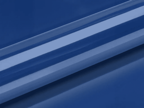 Color swatch of Hexis HX20000 Gloss Ephesus Blue Vinyl Wrap HX20B36B