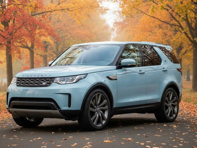 DIY Land Rover Discovery wrapped in Gloss HX20000 Polaris Blue restyling film HX20B37B