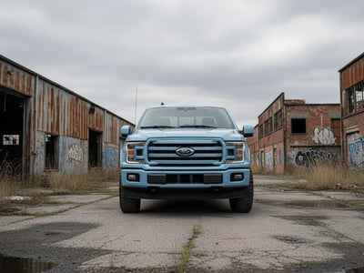 Ford F-150 wrapped in Gloss HX20000 Blue Lilac restyling film HX20B51B