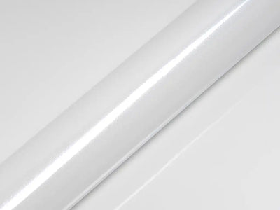 Color swatch of Hexis HX20000 Gloss Saturn White Vinyl Wrap HX20BSAB