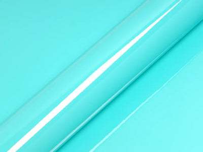 Color swatch of Hexis HX20000 Gloss Ti Blue Vinyl Wrap HX20BTIB