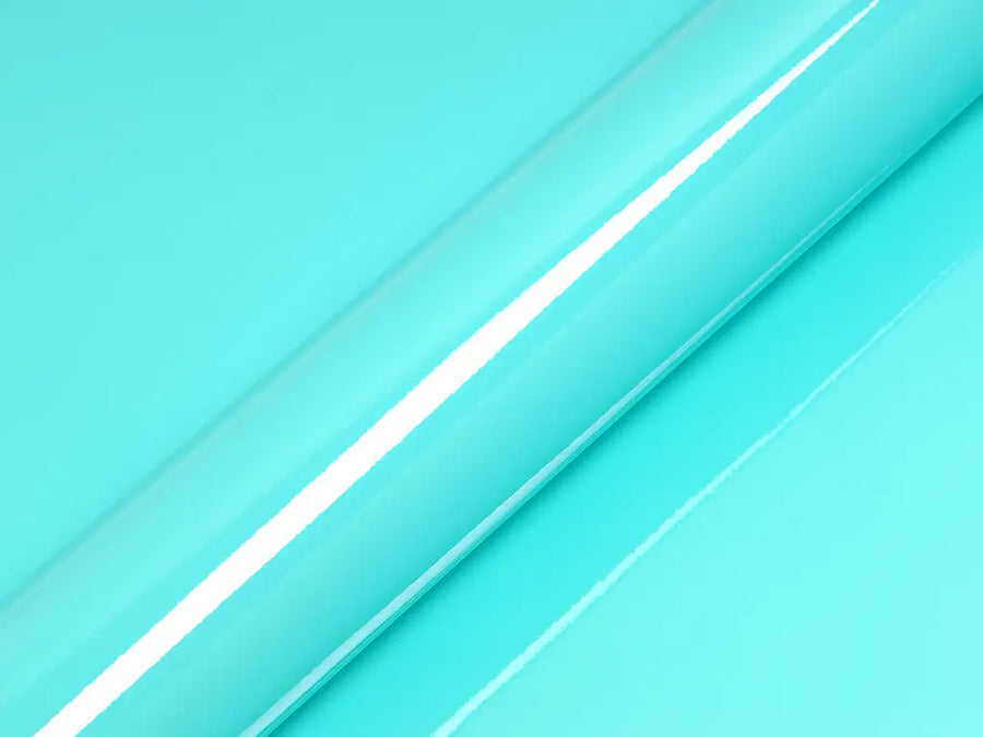 Color swatch of Hexis HX20000 Gloss Ti Blue Vinyl Wrap HX20BTIB