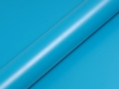 Color swatch of Hexis HX20000 Matte Turquoise Blue Vinyl Wrap HX20BTUM