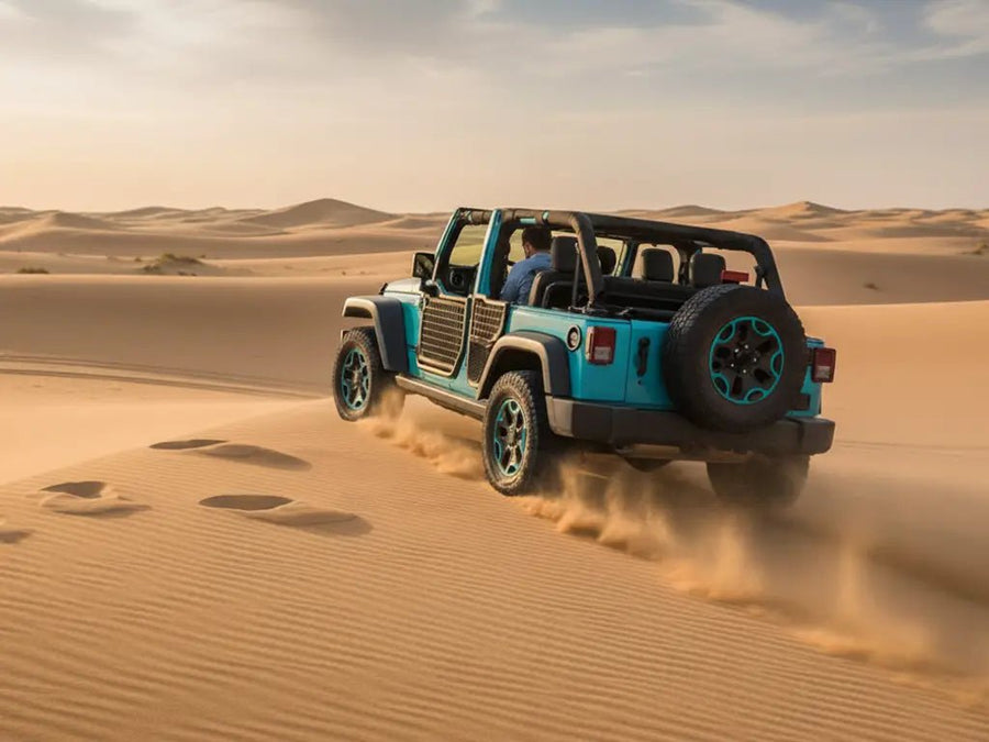 DIY Jeep Wrangler wrapped in Matte HX20000 Turquoise Blue car wrap film HX20BTUM