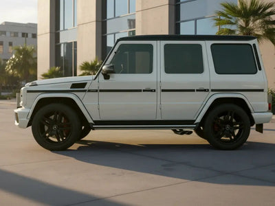 DIY Mercedes-Benz G-Class wrapped in Gloss HX20000 Taxi Beige car wrap film HX20BTXB
