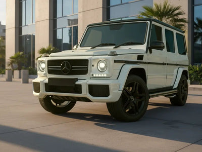 DIY Mercedes-Benz G-Class wrapped in Gloss HX20000 Taxi Beige wrap film HX20BTXB