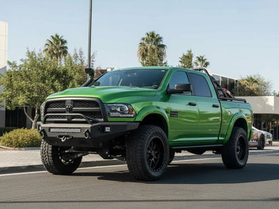 DIY Ram 2500 wrapped in Gloss HX20000 Fairway Green restyling film HX20VFAB