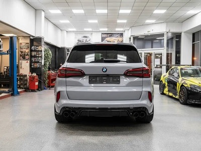 DIY BMW X6 M wrapped in Gloss HX20000 Dust Grey wrap film HX20G06B