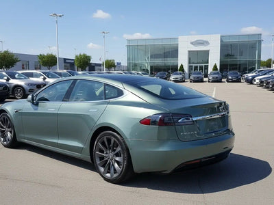 DIY Tesla S wrapped in Gloss HX20000 Aston Grey wrap film HX20G07B