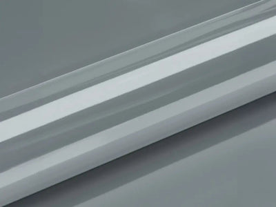 Color swatch of Hexis HX20000 Gloss Pleaides Grey Vinyl Wrap HX20G12B
