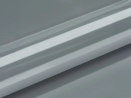 Color swatch of Hexis HX20000 Gloss Pleaides Grey Vinyl Wrap HX20G12B