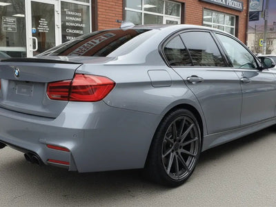 DIY BMW 3 Series wrapped in Gloss HX20000 Pleaides Grey vinyl wrap HX20G12B