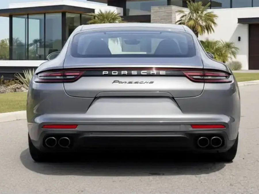 DIY Porsche Panamera wrapped in Gloss HX20000 Pleaides Grey vinyl wrap HX20G12B