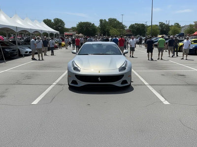 Ferrari FF wrapped in Hexis Gloss HX20000 Pleaides Grey car wrap film HX20G12B