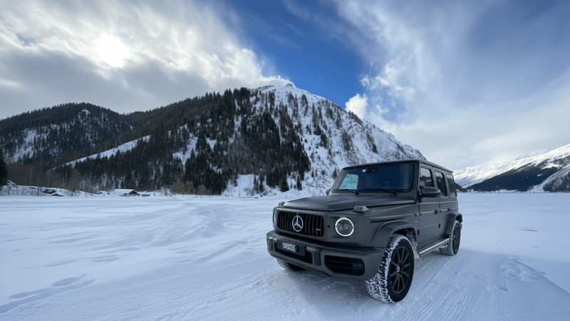 Mercedes-Benz G-Class wrapped in Matte HX20000 Metallic Anthracite Gray automotive vinyl film HX20GANM