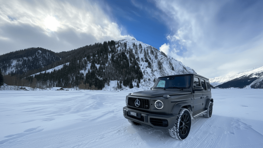 Mercedes-Benz G-Class wrapped in Matte HX20000 Metallic Anthracite Gray automotive vinyl film HX20GANM