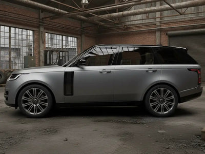 Land Rover Range Rover wrapped in Hexis Matte HX20000 Frozen Grey restyling film HX20GGIM