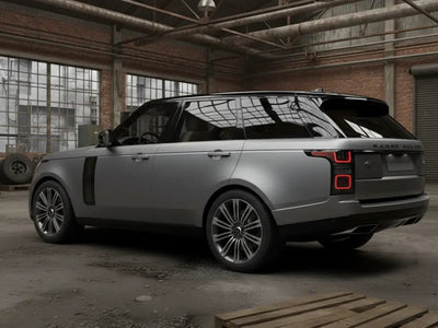 Land Rover Range Rover wrapped in Hexis Matte HX20000 Frozen Grey wrap film HX20GGIM