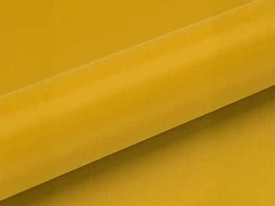 Color swatch of Hexis HX20000 Matte Yellow Jaipur Vinyl Wrap HX20JJAM