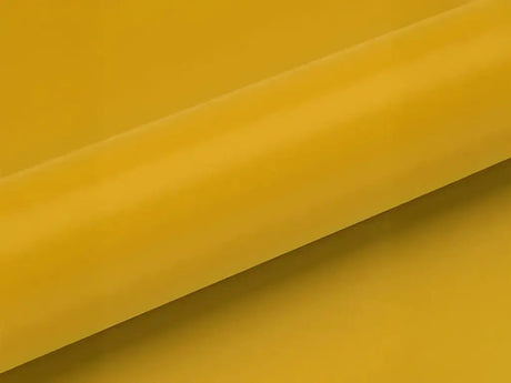Color swatch of Hexis HX20000 Matte Yellow Jaipur Vinyl Wrap HX20JJAM