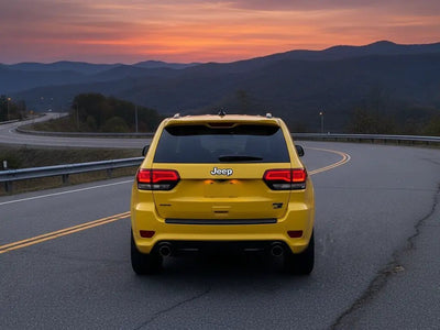 DIY Jeep Grand Cherokee wrapped in Matte HX20000 Yellow Jaipur vinyl wrap HX20JJAM