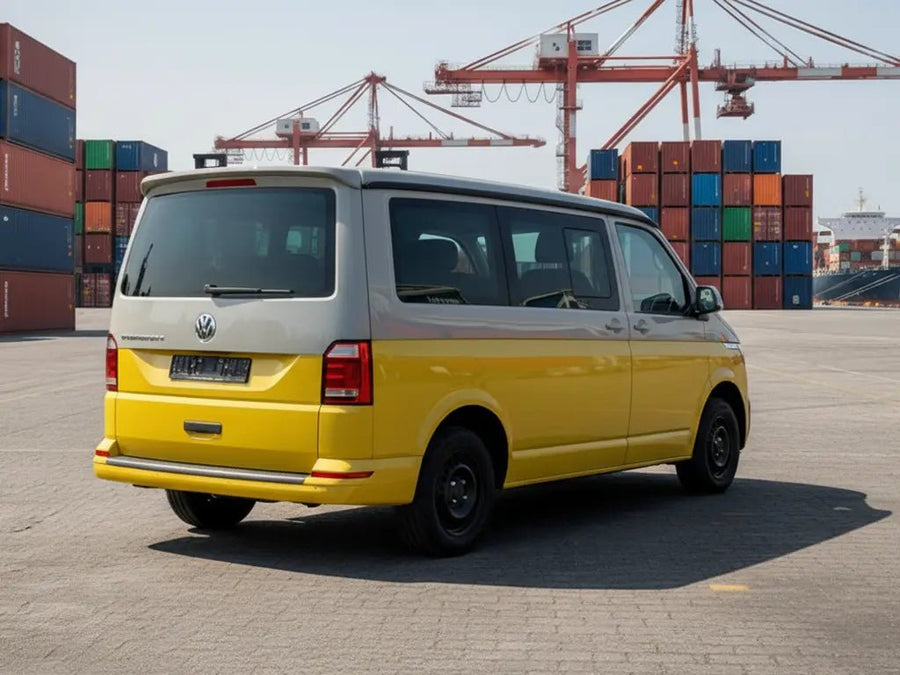 Volkswagen Transporter wrapped in Gloss HX20000 Honey Yellow wrap film HX20JMIB