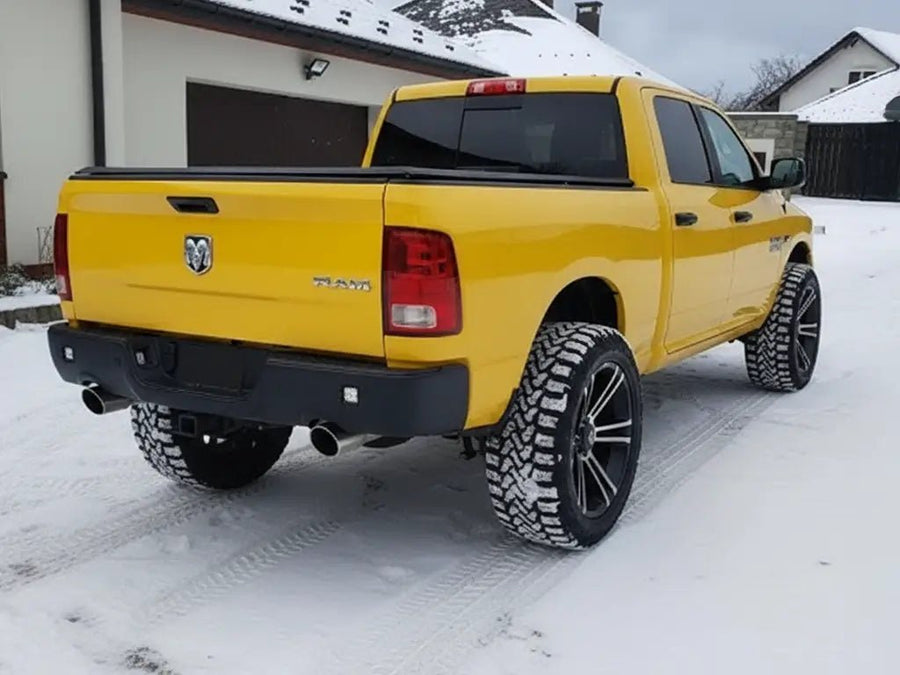 Ram 1500 wrapped in Hexis Gloss HX20000 Honey Yellow wrap film HX20JMIB