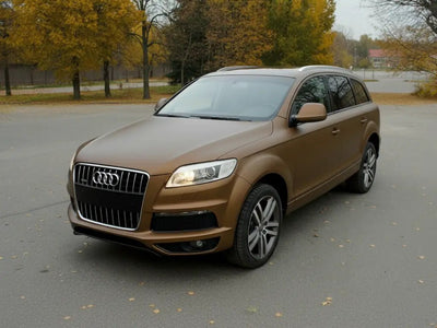 Audi Q7 wrapped in Matte HX20000 Marrakesh Brown car wrap film HX20MMAM