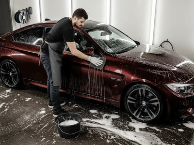 BMW M4 wrapped in Hexis Gloss HX20000 Vampire Black restyling film HX20N03B