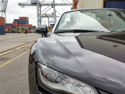 DIY Audi R8 wrapped in Gloss HX20000 Glitter Black Sparkle wrap film HX20NEPB detail