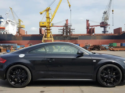 Audi TT wrapped in Hexis Gloss HX20000 Glitter Black Sparkle car wrap film HX20NEPB