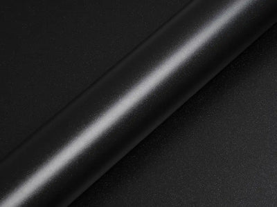 Color swatch of Hexis HX20000 Matte Glitter Sparkle Black Vinyl Wrap HX20NEPM