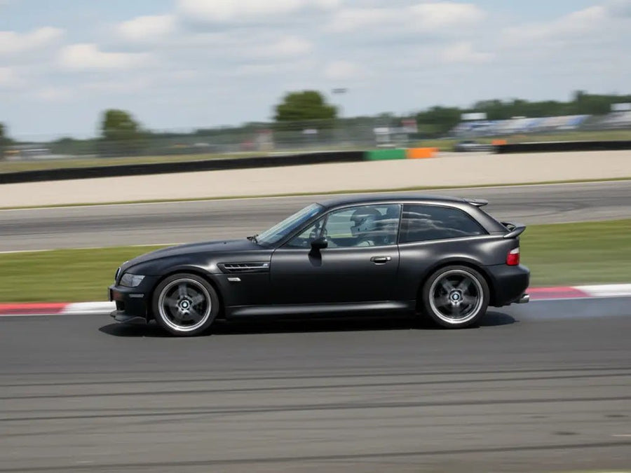BMW Z3 M Coupe wrapped in Matte HX20000 Glitter Sparkle Black vinyl wrap HX20NEPM