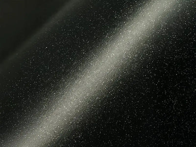 Roll of Hexis HX20000 Matte Glitter Sparkle Black Vinyl Wrap HX20NEPM