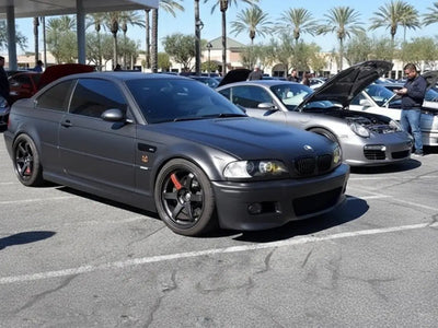BMW M3 wrapped in Matte HX20000 Glitter Sparkle Black vinyl wrap HX20NEPM
