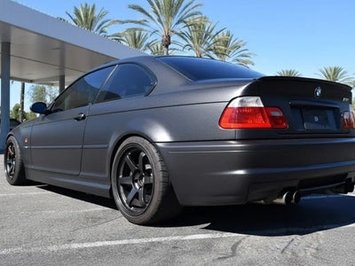DIY BMW M3 wrapped in Matte HX20000 Glitter Sparkle Black automotive vinyl film HX20NEPM