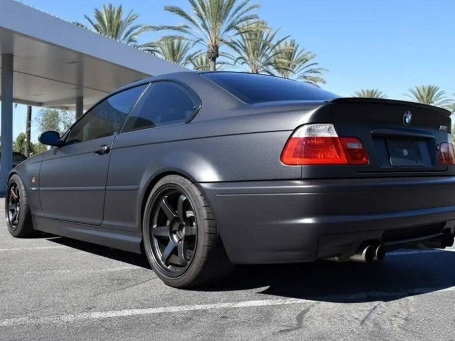 DIY BMW M3 wrapped in Matte HX20000 Glitter Sparkle Black automotive vinyl film HX20NEPM