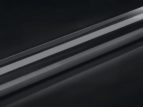 Color swatch of Hexis HX20000 Gloss Mystery Black Vinyl Wrap HX20NMYB