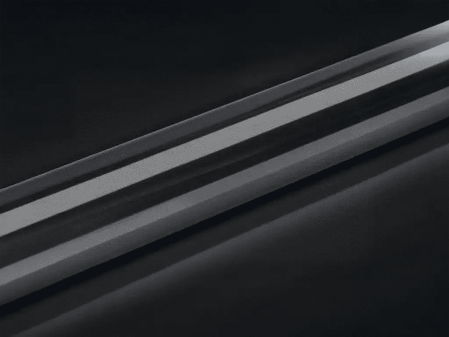 Color swatch of Hexis HX20000 Gloss Mystery Black Vinyl Wrap HX20NMYB