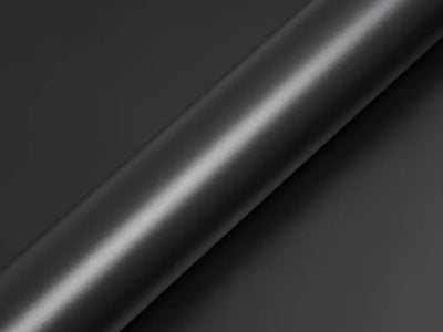 Color swatch of Hexis HX20000 Matte Deep Black Vinyl Wrap HX20NPRM