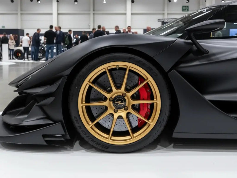 Apollo Intensa Emozione wrapped in Hexis Matte HX20000 Deep Black restyling film HX20NPRM