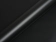 Color swatch of Hexis HX20000 Satin Deep Black Vinyl Wrap HX20NPRS