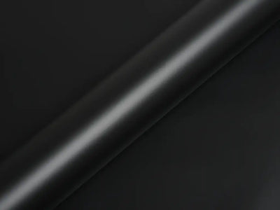 Color swatch of Hexis HX20000 Satin Deep Black Vinyl Wrap HX20NPRS